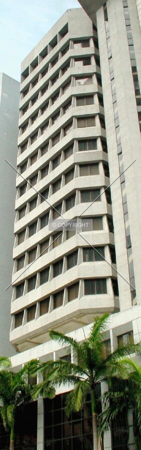 Front facade from street level