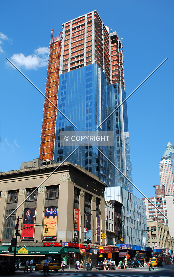 Viewed from the south along 8th Avenue