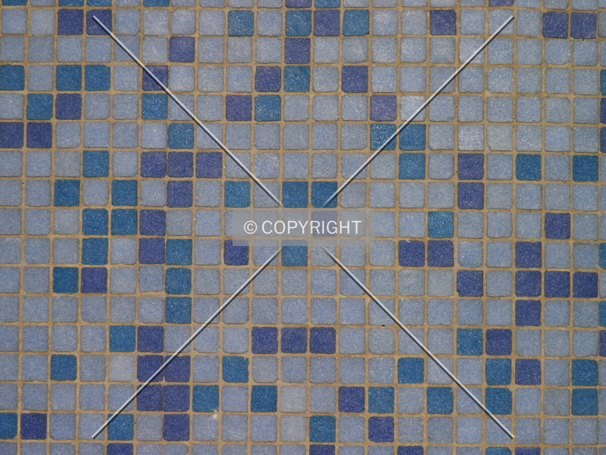 Detail of the tile facade
