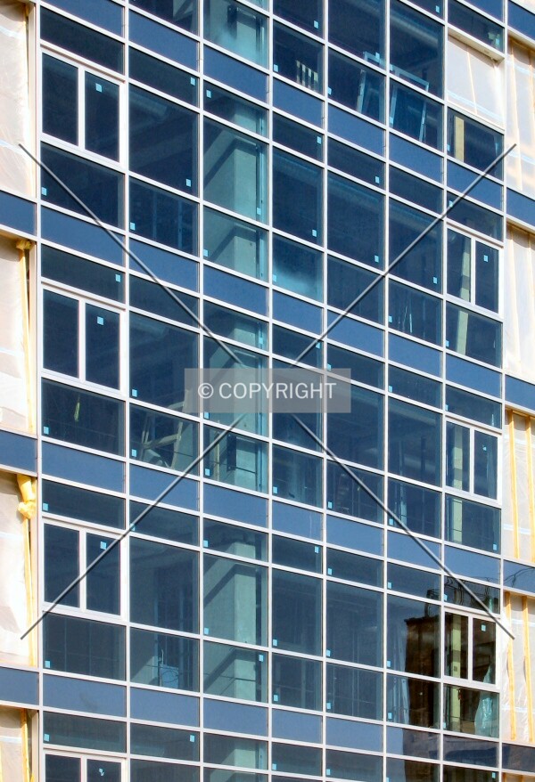 Windows facing downtown