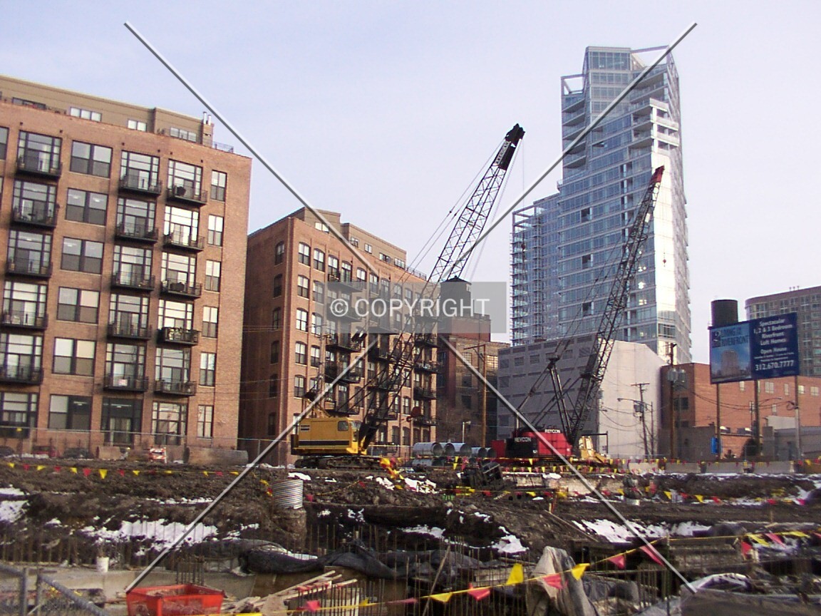 View from the north with Erie on the Park in the background