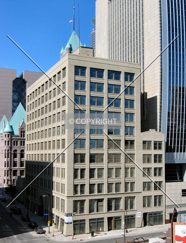 Elevated view from the northeast