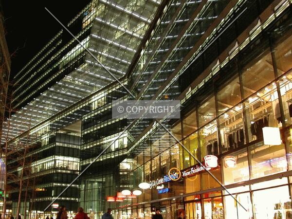 View of the passage at night