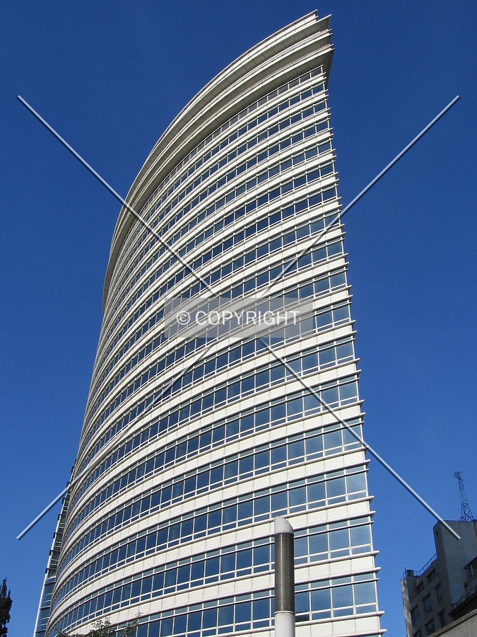 Looking up from the north