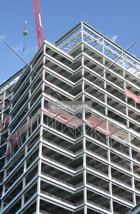 The frame and decking from Moorfields