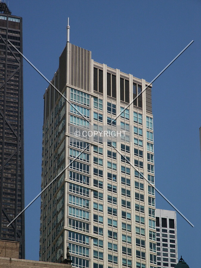 Upper floors and spire