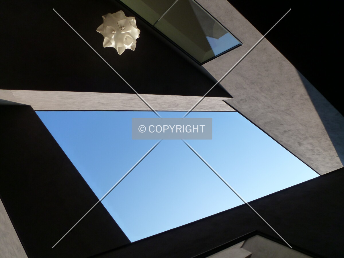 Looking up the courtyard of VitraHaus