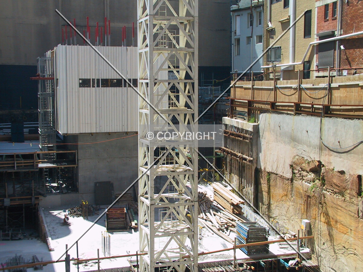 Core box now above street level
