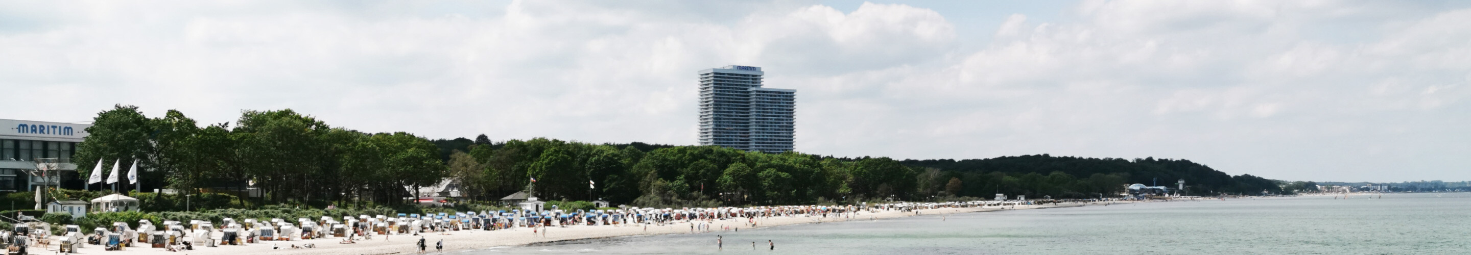 Panorama of Timmendorfer Strand