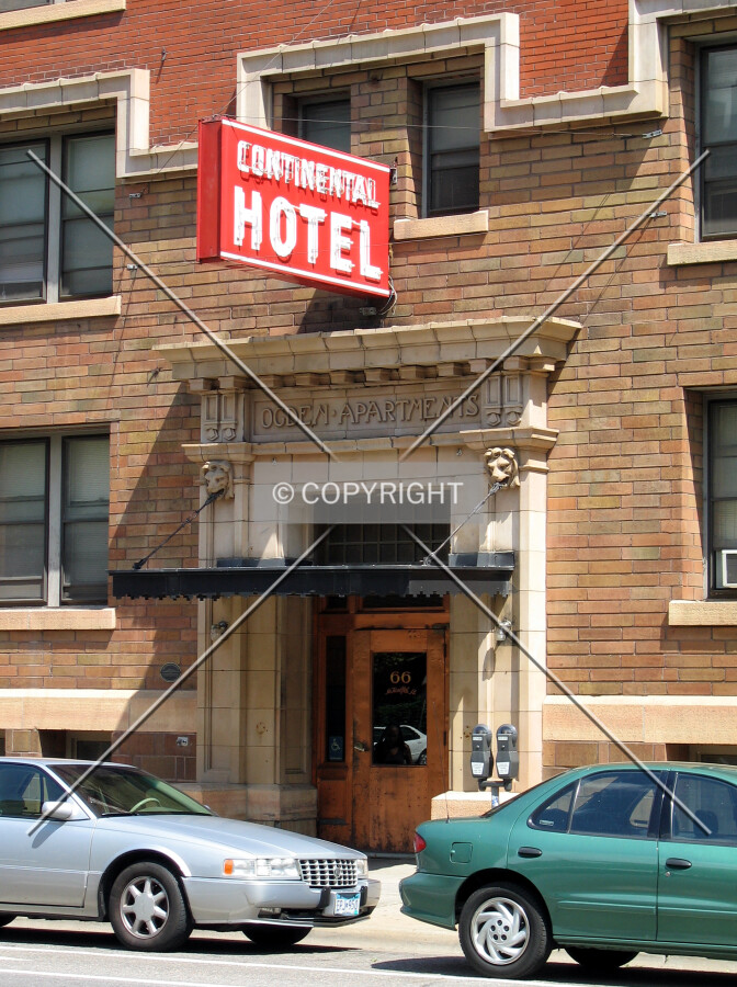 Main entrance, in mint condition