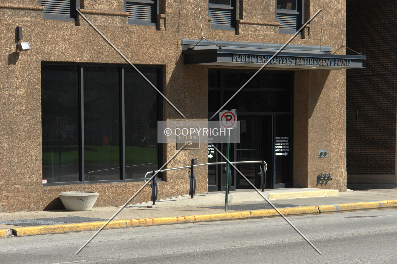 Entrance of Harrison Building