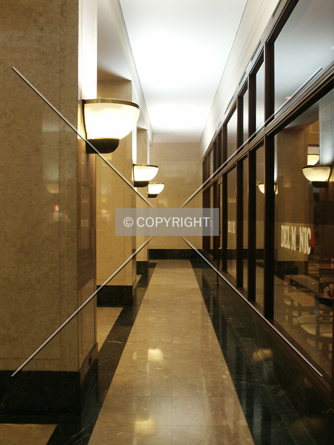 Passageway on the west side of the main hall