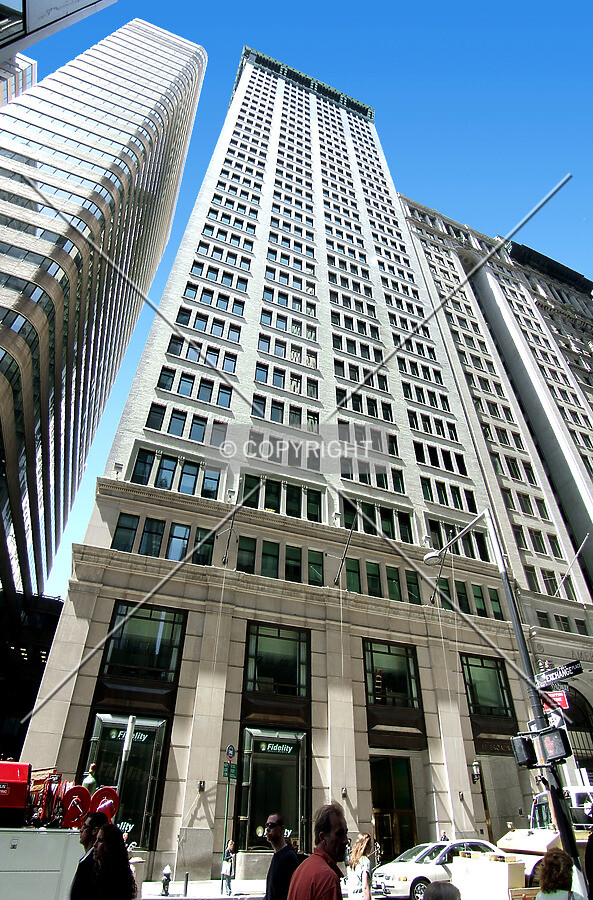 View from the southeast across Broadway