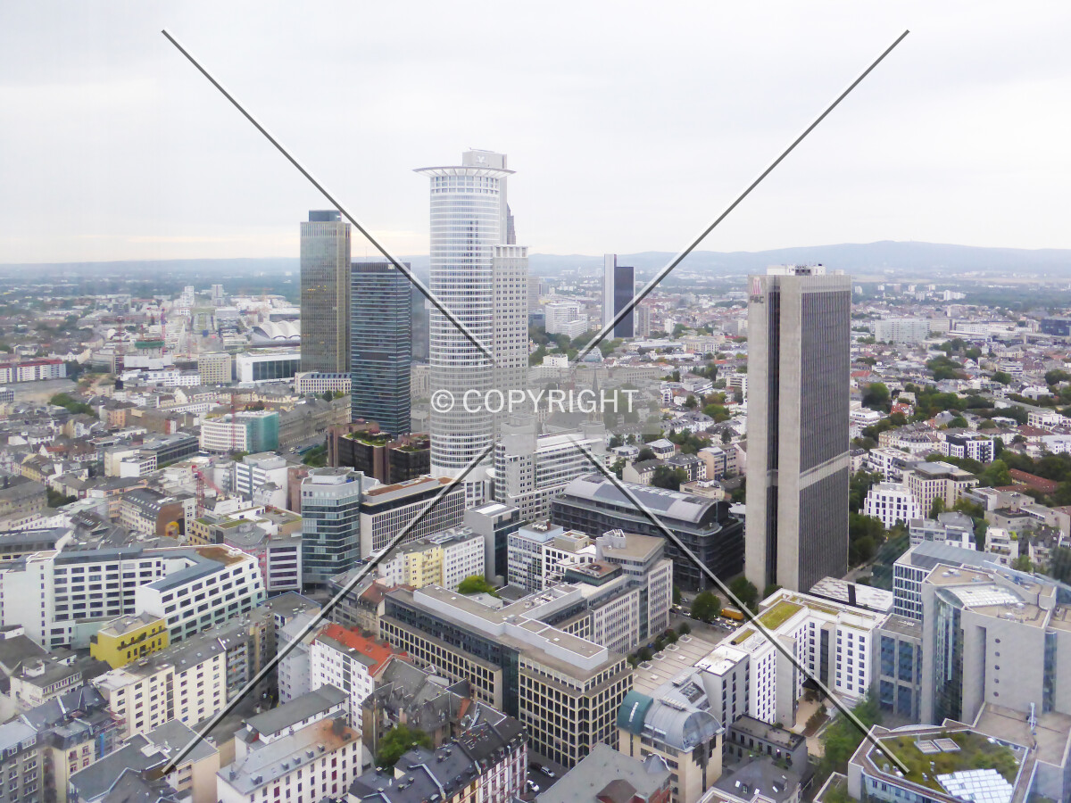 The white tower in the center is Westendstraße 1