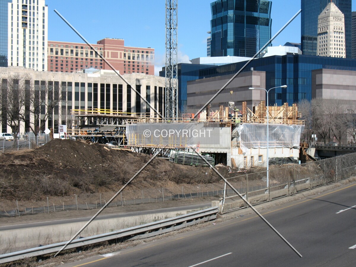 View to the northwest from 5th Avenue South