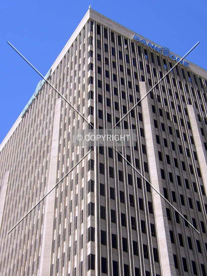 Detail of the upper floors on the southeast corner