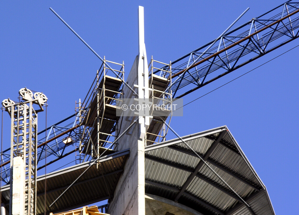 Top of the southwest corner