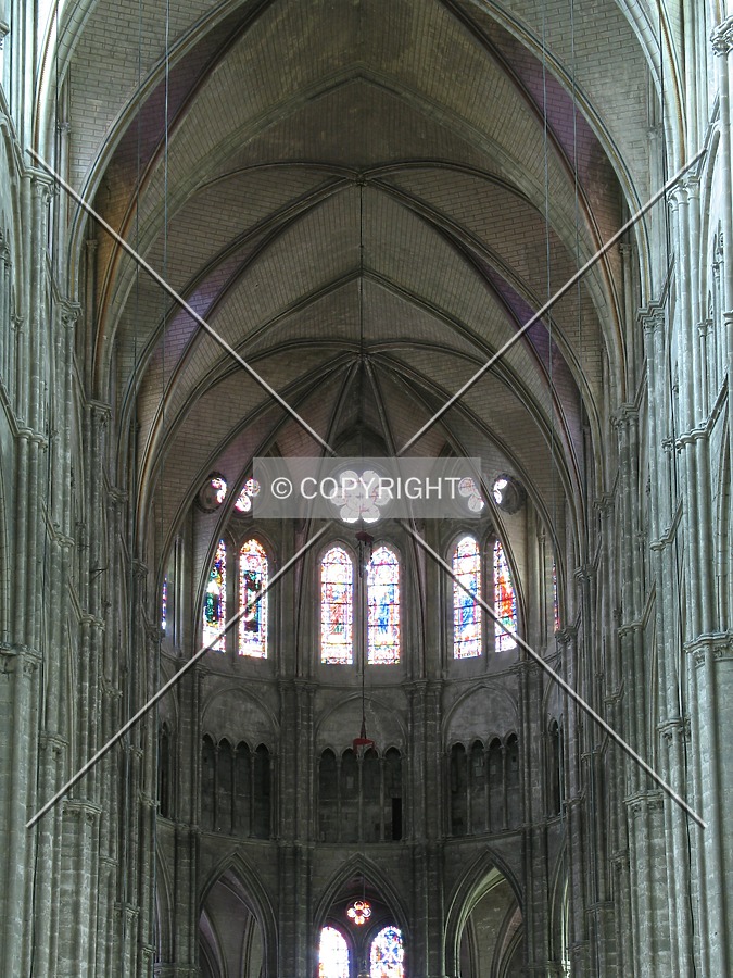 Looking up towards the choir