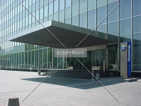 Corner view of entrance