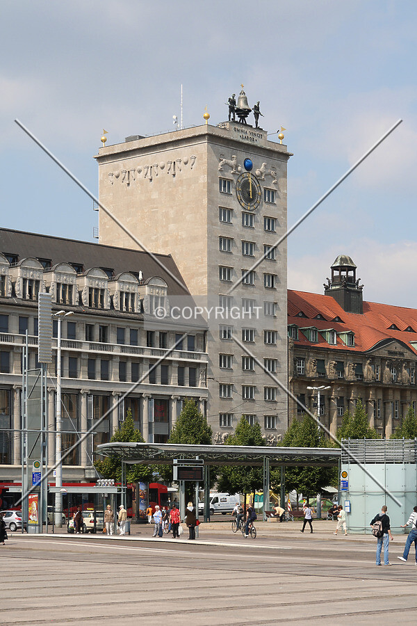 View from Augustusplatz