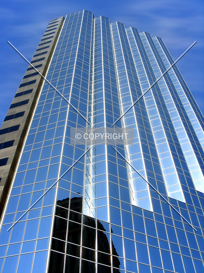 Looking up from street level