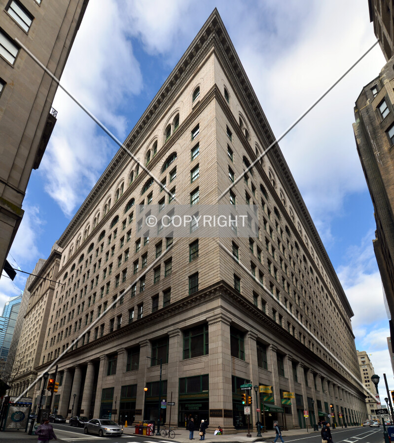 View from the southeast at Chestnut and 13th Street