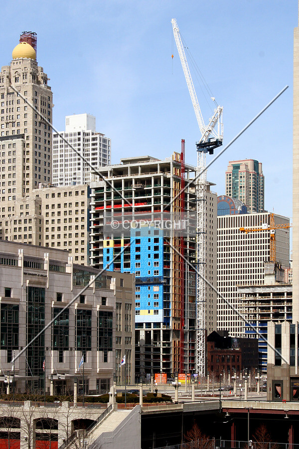 Looking north from Wacker Drive
