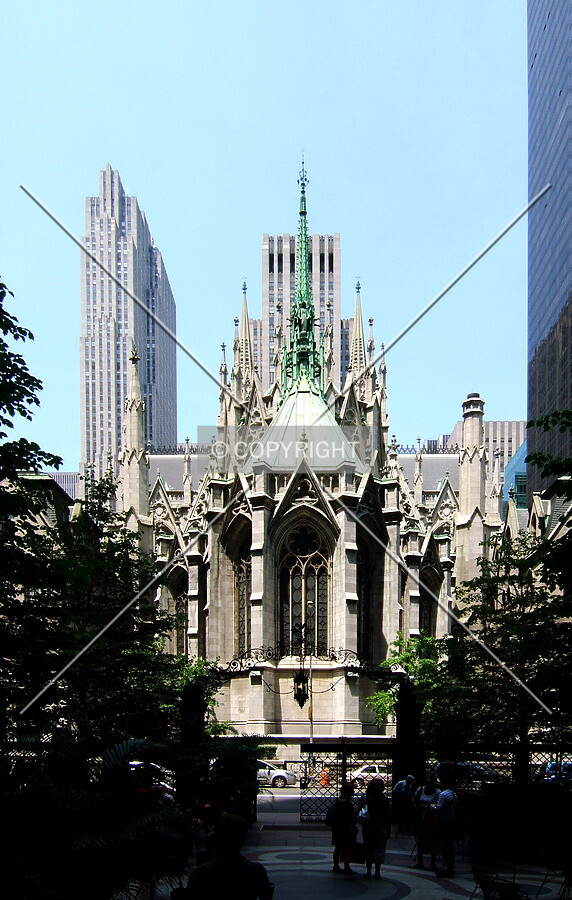 View from the southeast toward Madison Avenue