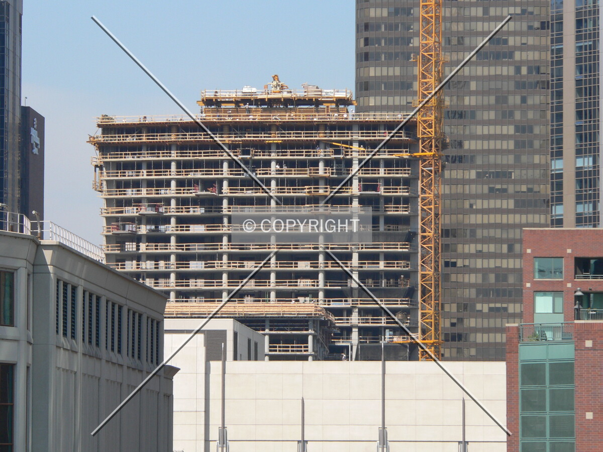 View to the north from Wacker Drive