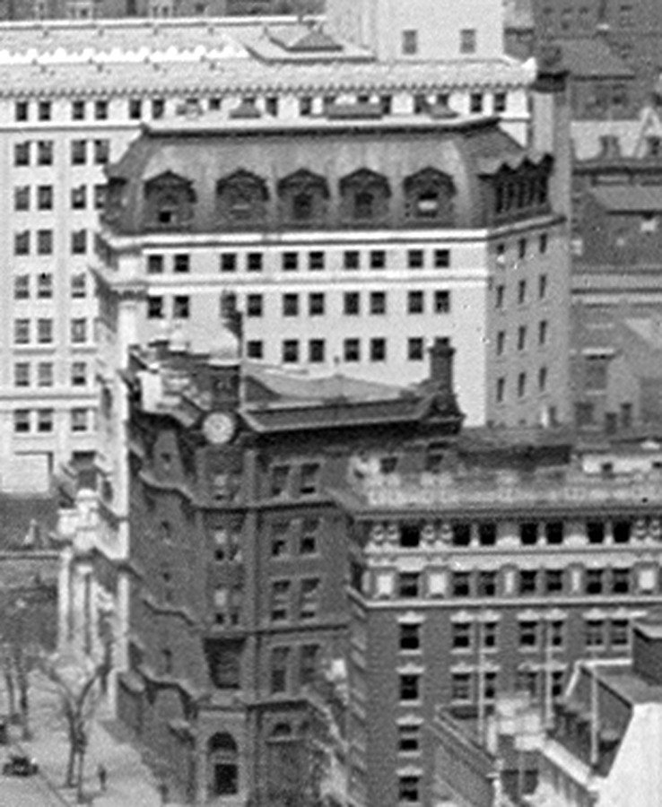 Vintage view from the southwest