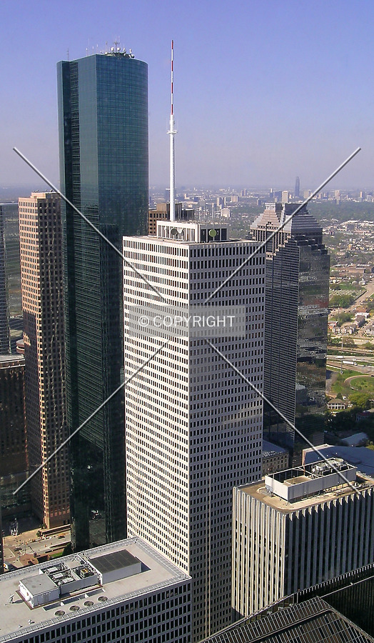 As seen from JPMorgan Chase Tower