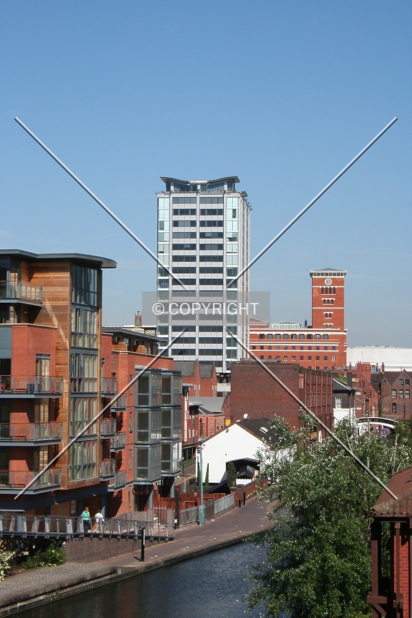 Picture taken from canal side at The Mailbox