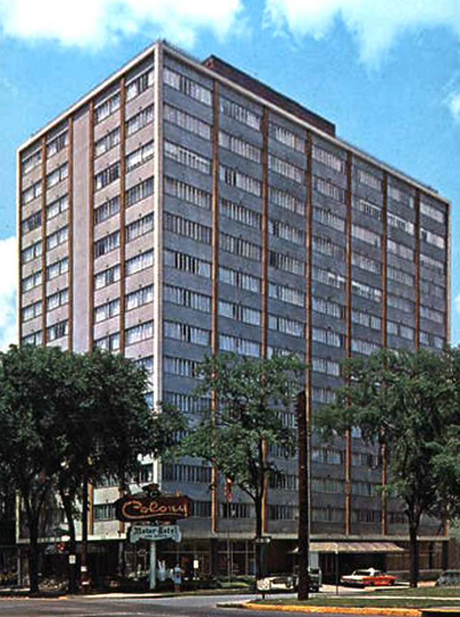 Vintage view from the southeast