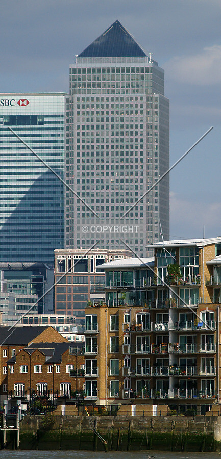 As seen from St. Katharine Docks