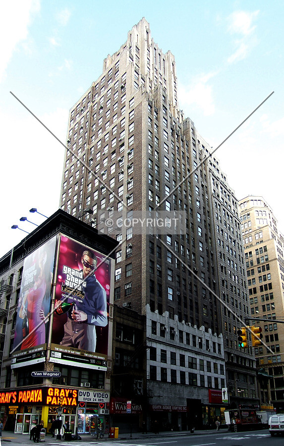 View from the southeast on 8th Avenue