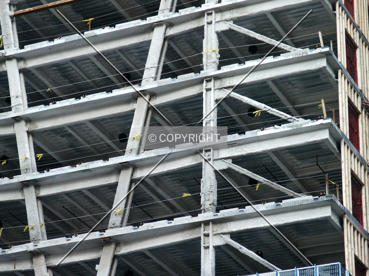 Detail of the beamwork
