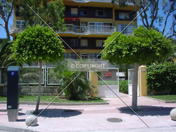 Street nearby site entrance