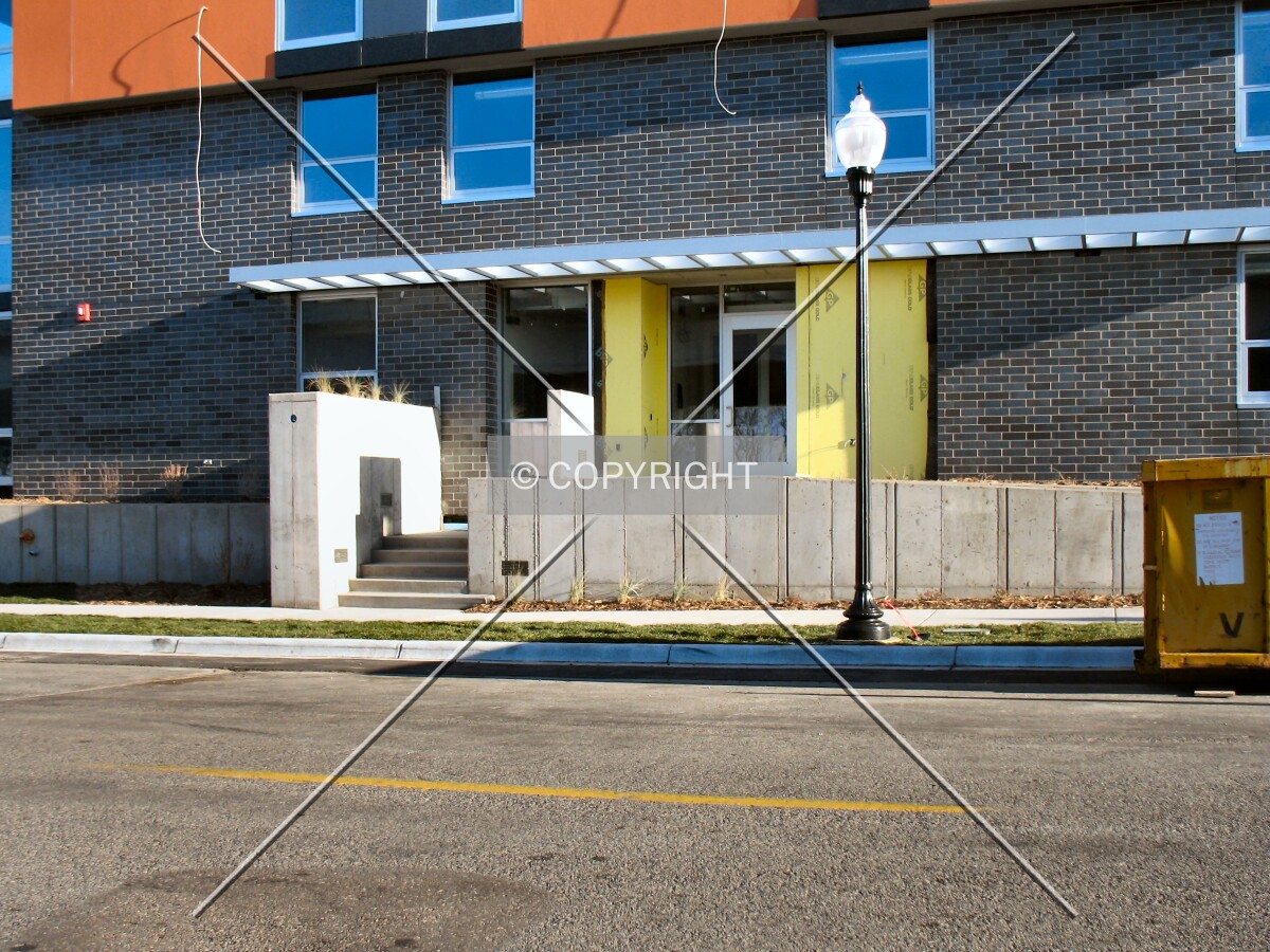 Entrance along 4th Street North