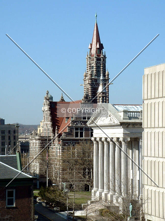 View from the south along Hamilton Street