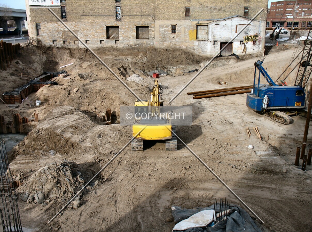 Site overview from the neighboring 720 Lofts