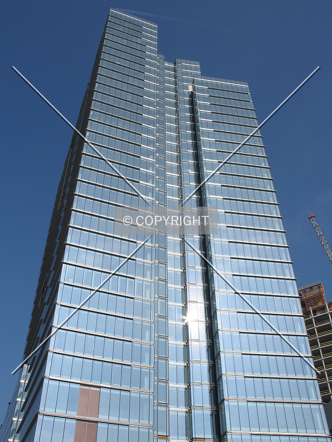 Looking up from the southwest