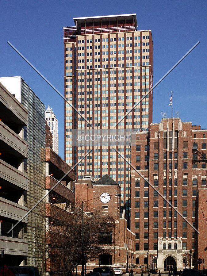 West side over the Moody Bible Institute