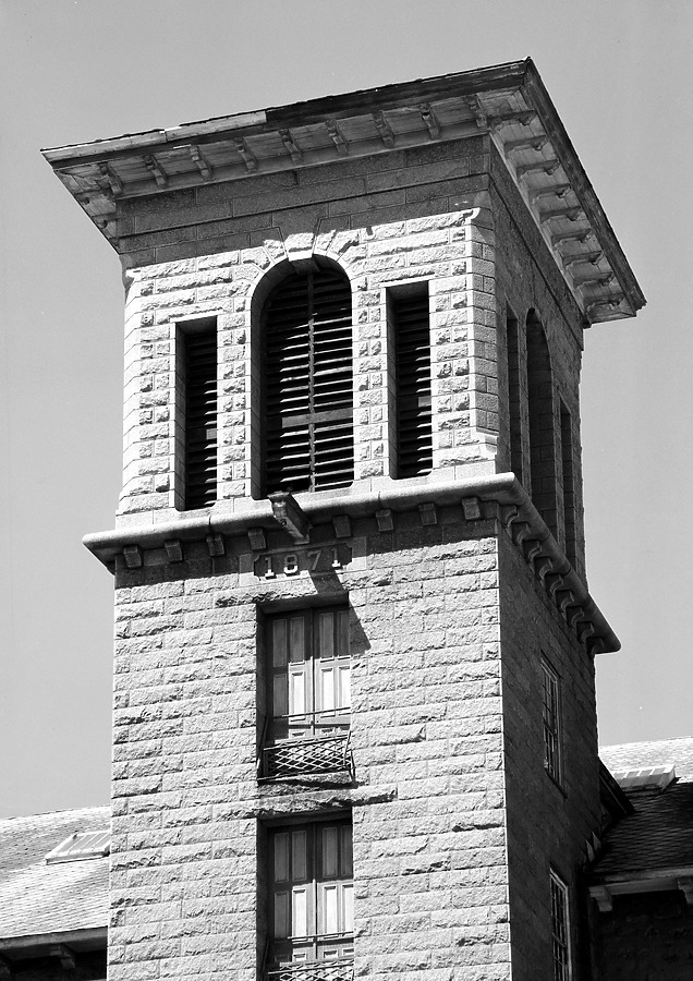 Tower detail seen from the east