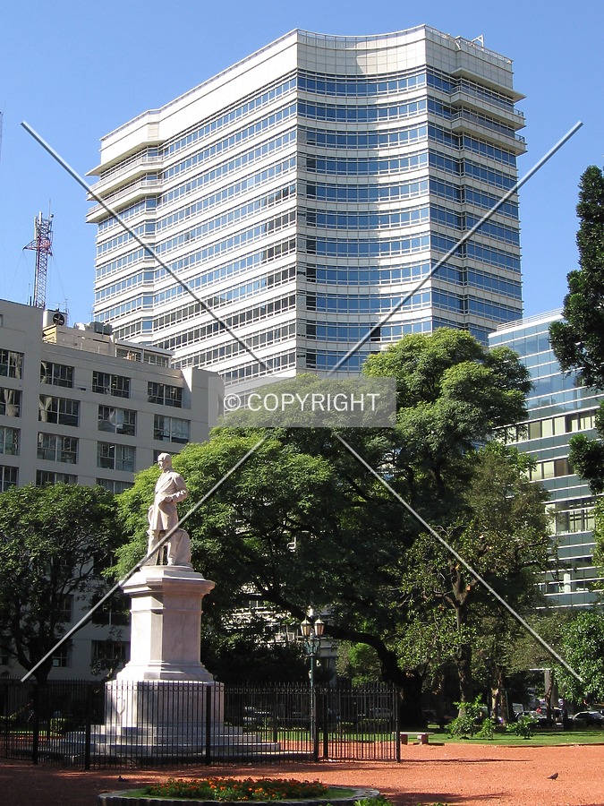 View from Roma square, facades west and south