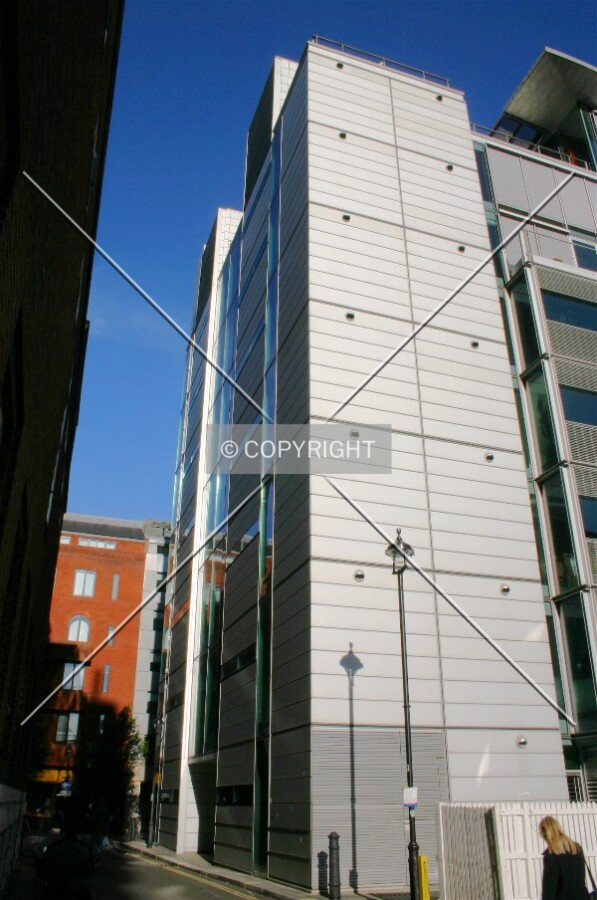 Partial view of the rear and side towards Broadwick Street