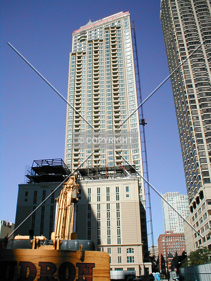 View across Pinnacle construction site looking north