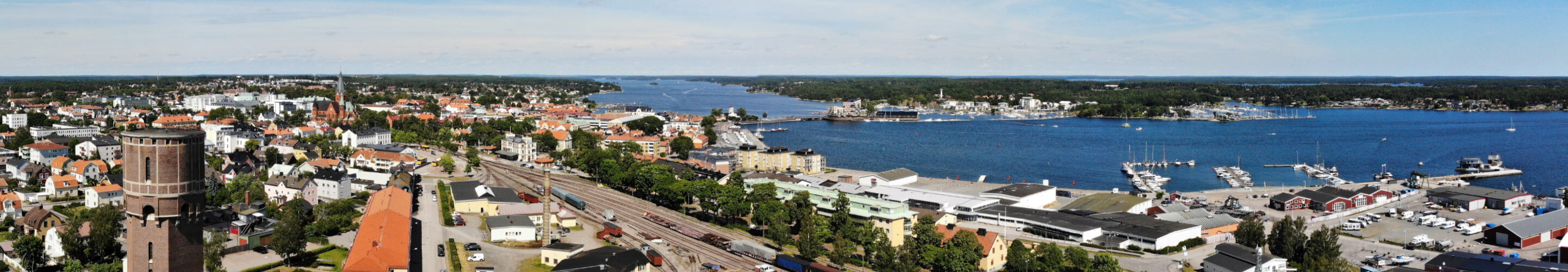 Panorama of Västervik
