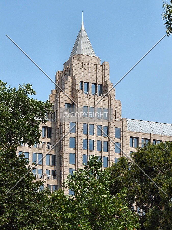 West tower from Franklin Square