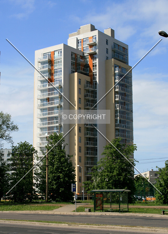 View accross Anninmuizas Boulevard