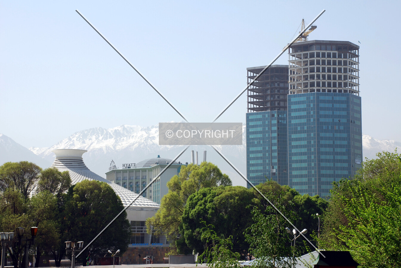 View from Kurmangazy Street